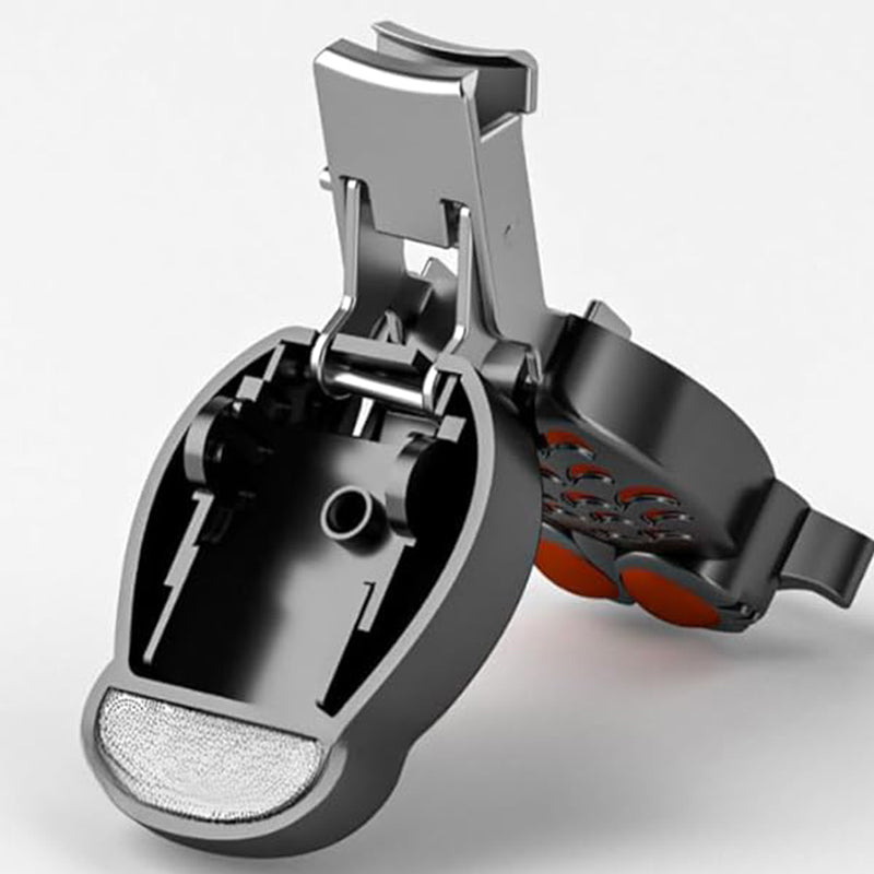 Mini foldable stainless steel owl-shaped nail clipper by Arenzza, compact and portable for easy grooming.