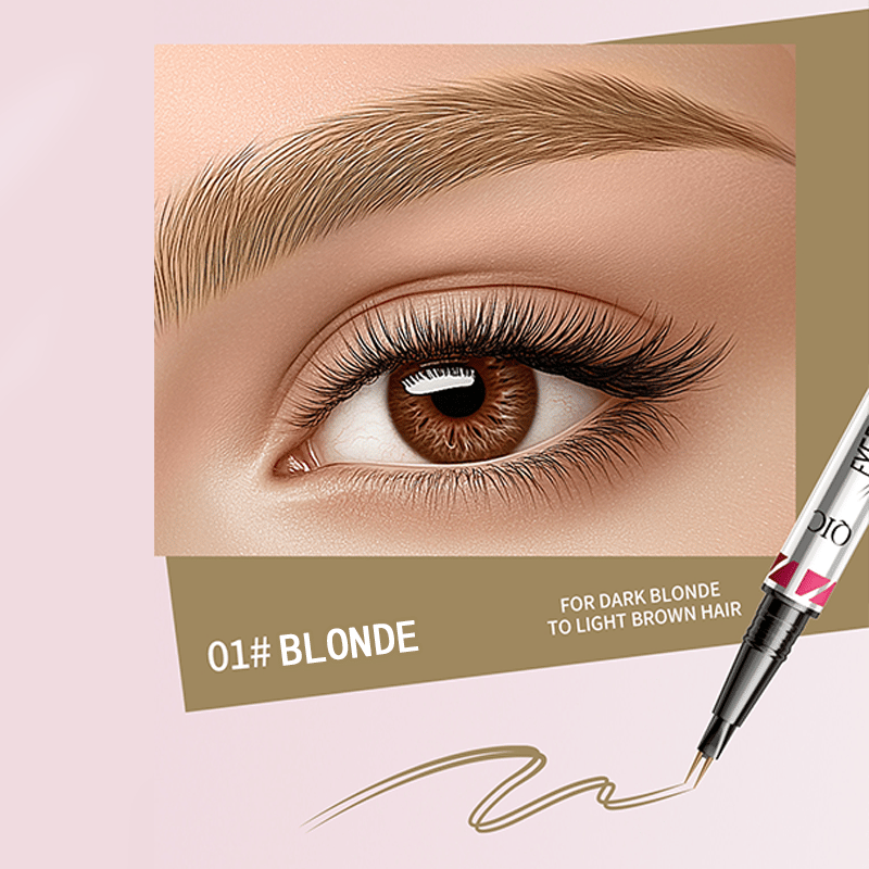 Arenzza 2-in-1 Microblading Brow Pen for natural-looking eyebrow enhancement in health and beauty.