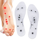 Arenzza magnetic therapy massage insoles for health and beauty, showing cushioned insoles with embedded magnets for foot comfort and pain relief.