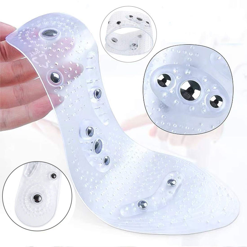 Arenzza magnetic therapy massage insoles designed for foot comfort and pain relief, with embedded magnetic therapy features.