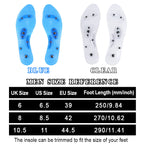 Arenzza magnetic therapy massage insoles designed for foot comfort and pain relief in a health and beauty setting.