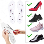 Arenzza magnetic therapy massage insoles for health and beauty, showing cushioned insoles with magnetic therapy features.