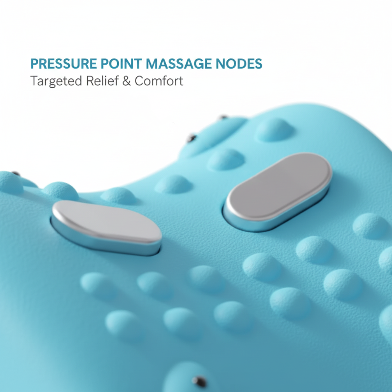 Arenzza neck massager pillow with heat feature, designed for soothing neck relief and relaxation in health and beauty products.