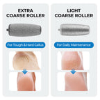 Arenzza electric feet callus remover in use, showing its compact design and exfoliating head for smooth, healthy feet.