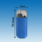 Arenzza rechargeable portable nose hair trimmer for men, compact design, with trimming head visible in a health and beauty setting.