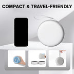 Arenzza memory foam U-shaped travel neck pillow in soft fabric, designed for neck support during travel.
