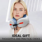 Arenzza memory foam U-shaped travel neck pillow in soft, supportive fabric, designed for comfort during travel or rest.