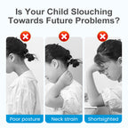 Arenzza Smart Vibrating Posture Corrector worn on a person's back, designed to improve posture with gentle vibrations.
