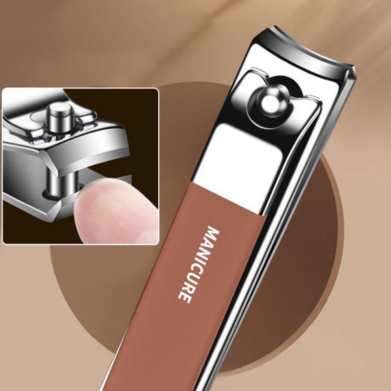 Arenzza portable 7-piece nail clipper manicure set with scissors, tweezers, and files in a compact case for personal grooming.