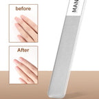 Arenzza portable 7-piece nail clipper manicure set with stainless steel tools in a compact case, ideal for grooming on the go.