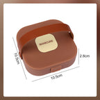 Arenzza portable 7-piece nail clipper manicure set with various grooming tools in a compact case, ideal for on-the-go nail care.