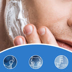 Amen's Arenzza 2-in-1 Shaving & Cleansing Cream Stick, compact health and beauty product with a smooth cream texture.