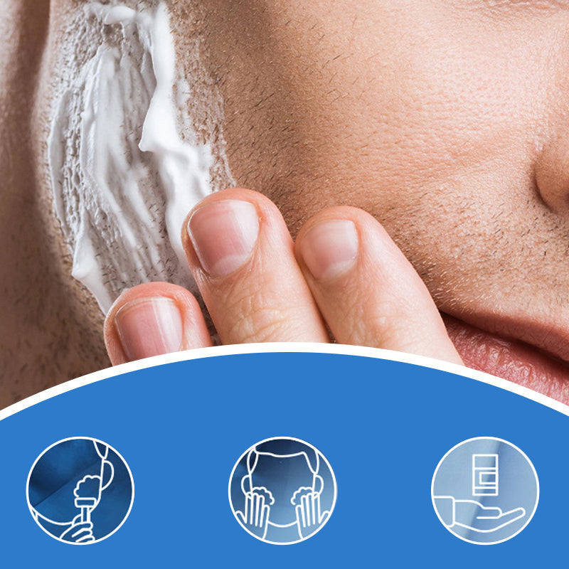 Amen's Arenzza 2-in-1 Shaving & Cleansing Cream Stick, compact health and beauty product with a smooth cream texture.