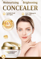 Arenzza moisturizing brightening concealer in a smooth tone-up cream container, designed for healthy, radiant skin.