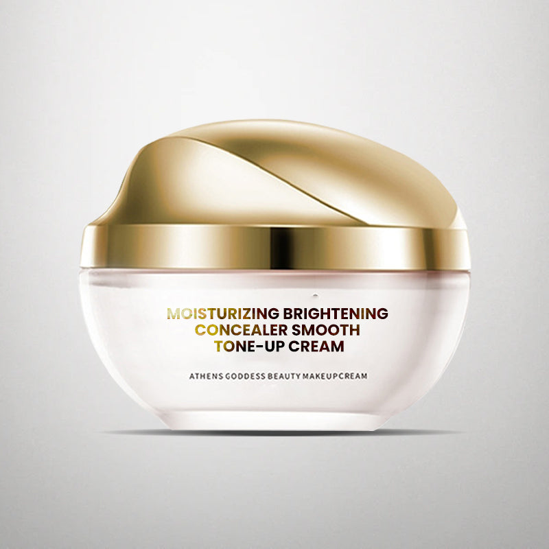 A close-up of Arenzza moisturizing brightening concealer tube with smooth tone-up cream for healthy, radiant skin.