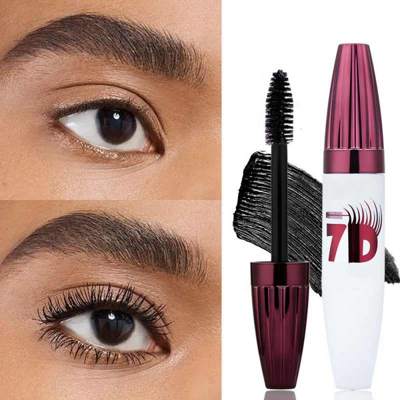 Aarenza waterproof mascara for curl and length, featuring volumizing, smudge-proof formula with a sleek mascara wand.