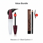 Arenzza volumizing and waterproof mascara for curl and length, shown as a bundle with two mascara tubes side by side.