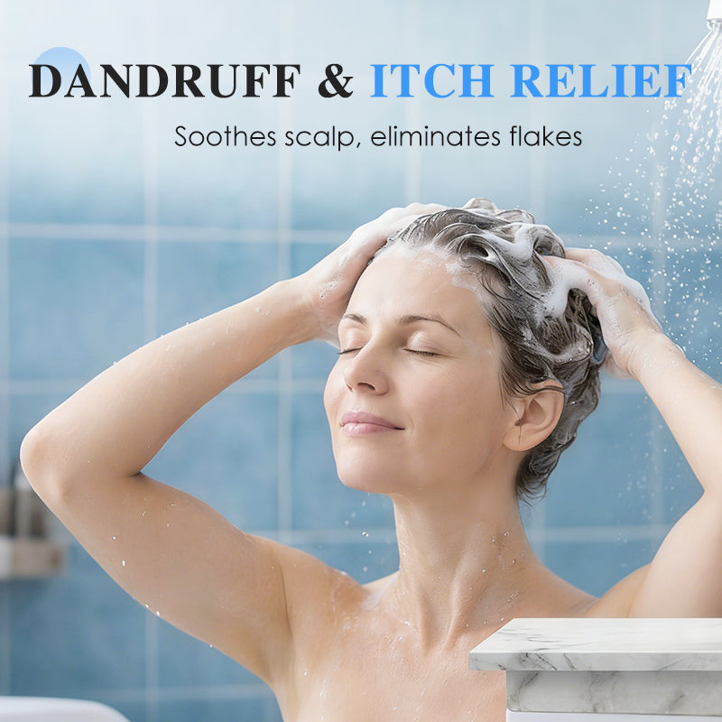 Arenzza Oil-Control & Anti-Dandruff Shampoo bottle, health and beauty product for scalp care and dandruff reduction.