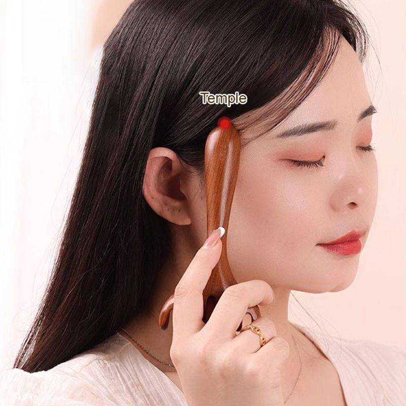 Arenzza Six-claw Meridian Massage Comb showing multiple rows of evenly spaced claws for scalp massage and hair care.