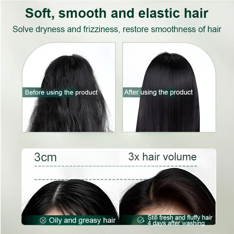 Arenzza Polypeptide Keratin Hair Repair Cream jar with the product label and a smooth, shiny hair background.