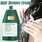 Arenzza Polypeptide Keratin Hydrating Smoothing Hair Damage Repair Cream jar with product label on a white background.