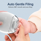 Arenzza universal automatic fingernail grinder for adults and children, compact handheld device for safe nail grooming.