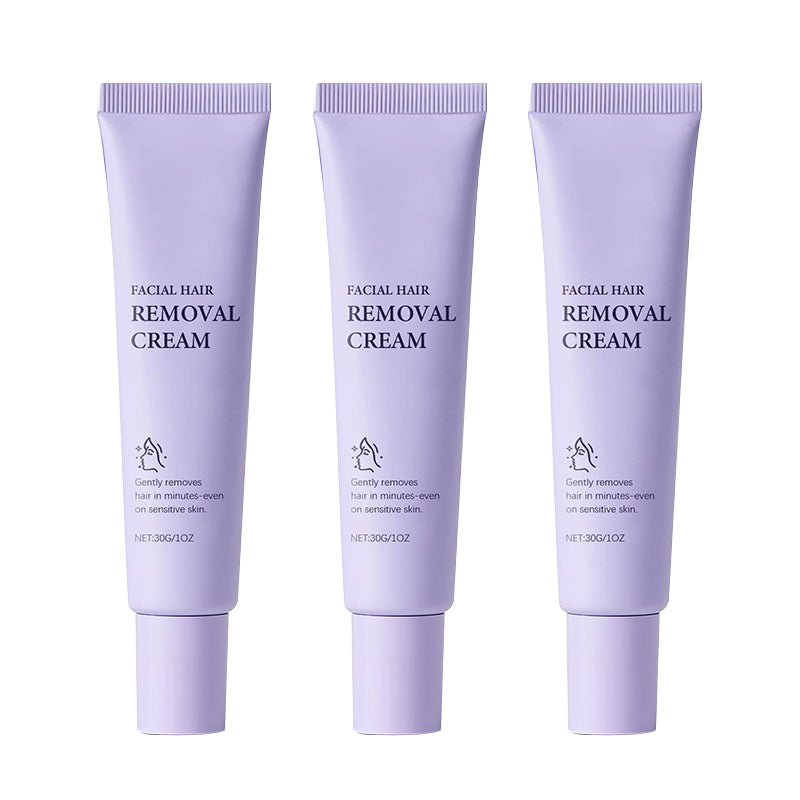 Arenzza gentle facial hair removal cream in a tube, designed for painless hair removal in health and beauty skincare routines