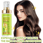 Arenzza 10-in-1 plant-based essence shampoo bottle with natural ingredients and sleek packaging, suitable for healthy hair care.