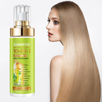 Arenzza 10-in-1 Plant-Based Essence Shampoo bottle with natural ingredients, designed for healthy hair and scalp care.