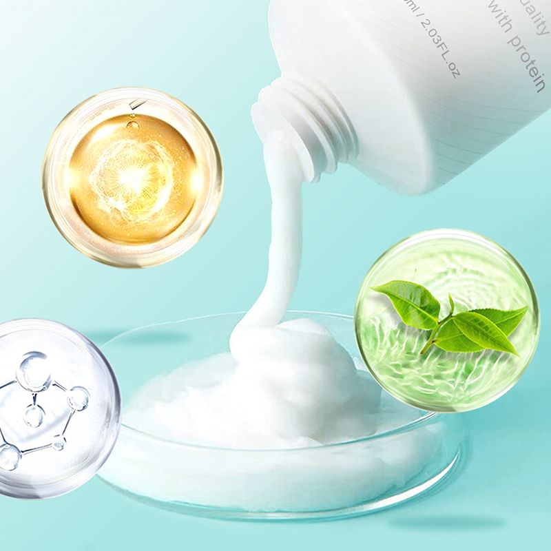 Arenzza Protein Correcting Hair Straightening Cream tube showing the product label and packaging for healthy, sleek hair.