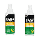 Arenzza revitalizing leave-in wig conditioner spray bottle, designed for healthy, shiny hair, shown on a clean white background.