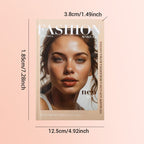 Arenzza 5-layer book-style makeup palette with 67 pro shades, open to display a variety of colorful eyeshadows and blushes.