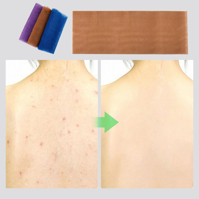 Arenzza African exfoliating net for skin cleansing and exfoliation, shown in close-up with textured surface for smooth skin.