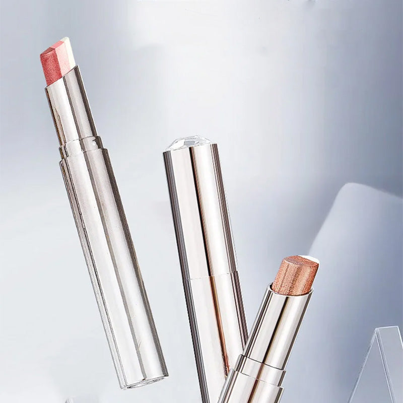 Arenzza Waterproof Gradient Shimmer Eye-Shadow Stick with iridescent, shimmering finish in a sleek, portable makeup stick.