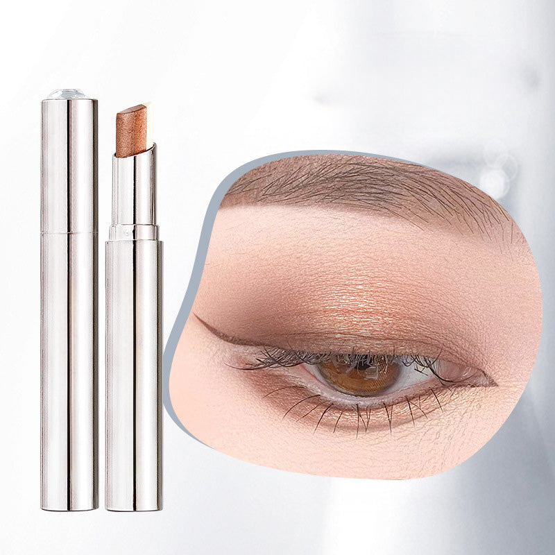 Arenzza waterproof gradient shimmer eye-shadow stick with iridescent finish, showcasing its smooth, blendable texture and vibrant color.