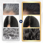 Arenzza plant-based hair coloring cream in a sleek jar, showcasing natural ingredients and vibrant hair color options.