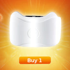 Arenzza cordless electric abdominal massager for fat burning and digestion, showing the device with adjustable settings and ergonomic design.