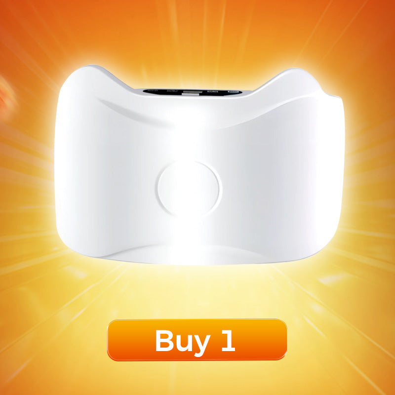 Arenzza cordless electric abdominal massager for fat burning and digestion, showing the device with adjustable settings and ergonomic design.