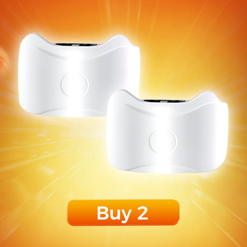 Arenzza cordless electric abdominal massager with control panel, designed for fat burning and improved digestion.