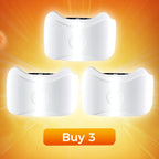 Arenzza cordless electric abdominal massager for fat burning and digestion, showing sleek device with control buttons on a white background.
