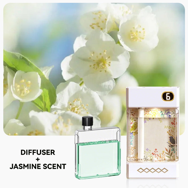 Arenzza USB rechargeable aromatherapy diffuser in sleek design, emitting mist with visible vapor for health and beauty relaxation.