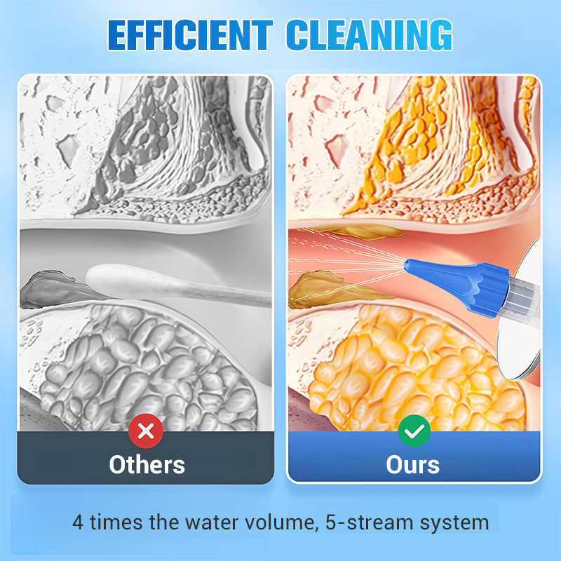 Arenzza ear wax removal kit with reusable silicone spoon for safe, gentle, and hygienic ear cleaning.