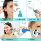 Arenzza ear wax removal kit with reusable silicone spoon for safe, gentle ear cleaning, shown in a clean, hygienic setting.