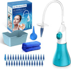 Arenzza ear wax removal kit with reusable silicone spoon for safe, gentle, and hygienic ear cleaning in a health and beauty setting.