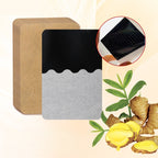 Arenzza Ginger Patches for Pain relief, health and beauty product, showing adhesive patches on a person's skin.
