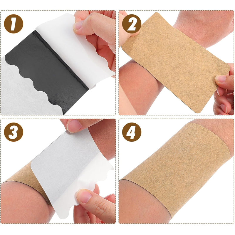 Arenzza Ginger Patches for Pain relief, health and beauty product, showing multiple patches on a white background.