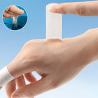 Arenzza cracked skin repair patches for heels and elbows, showing waterproof, transparent patches applied to dry, cracked skin.