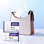 Arenzza cracked skin repair patches for heels and elbows, waterproof, deep hydration, and pain relief, shown on skin in an attractive layout.