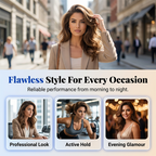 Arenzza Powerful Glamorous Hair Styling Gel Spray bottle, featuring sleek packaging for health and beauty hair styling products.