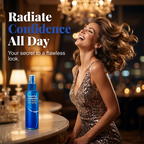 Arenzza Powerful Glamorous Hair Styling Gel Spray bottle with sleek packaging for health and beauty hair styling.